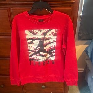Jordan boys  Red Sweater